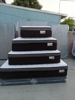 Queen Size Pillow Top Mattress 12"      new Mattress in a plastic sealed.    We offer same day delivery