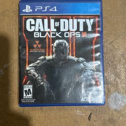 Call Of Duty Black Ops III PS4 