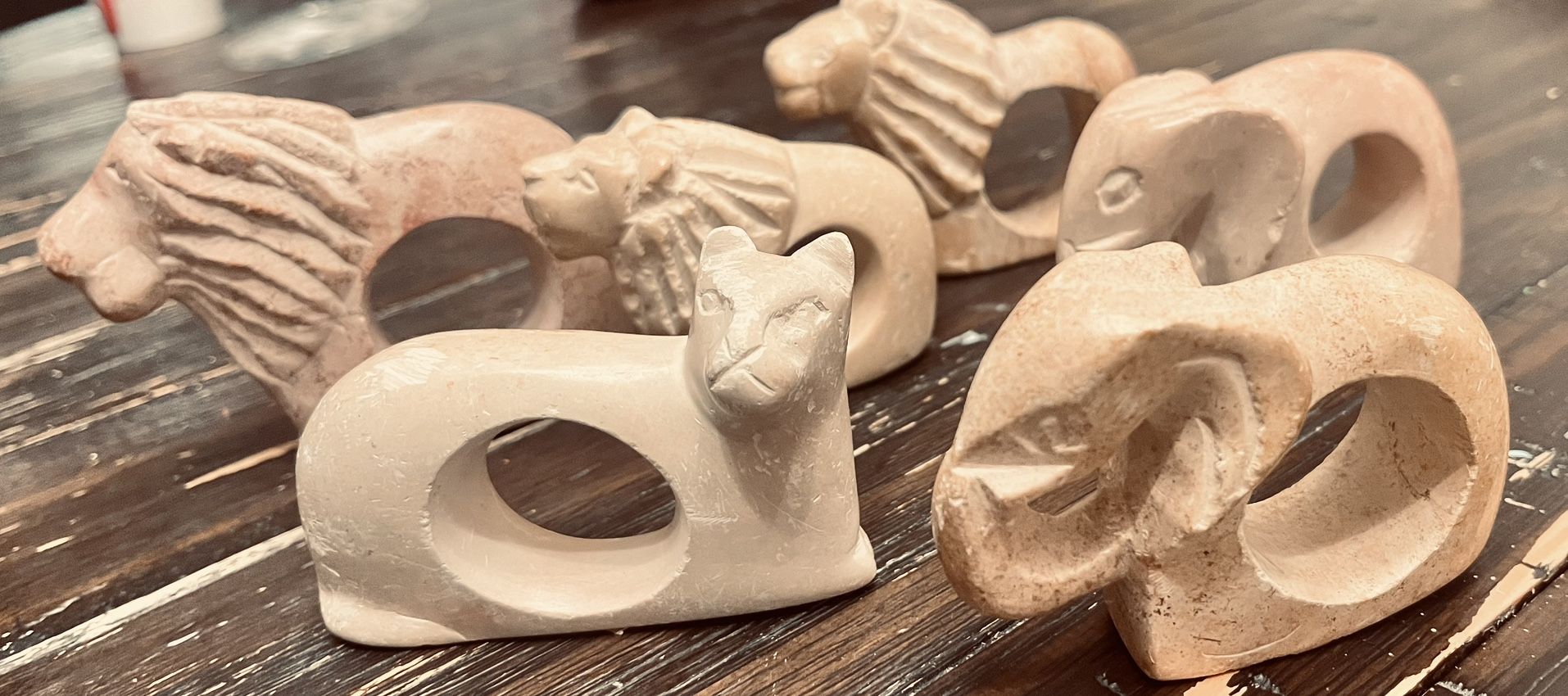 Hand Carved Napkin Holders