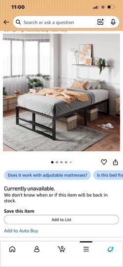 Twin size bed