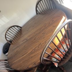 Solid Wood Kitchen Table 