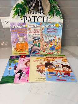 Lot of 7 Children's Early Reader Books