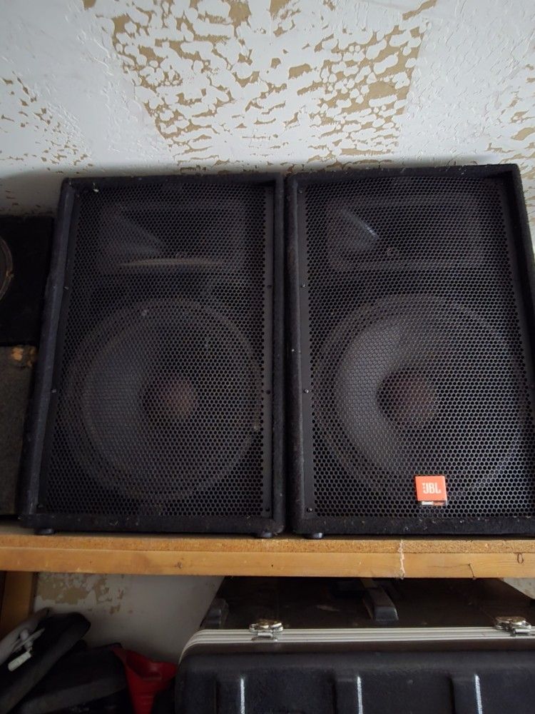 2 JBL JRX115 Passive 15" 1000 watt Two-Way Pa Loud Speakers (Tops)