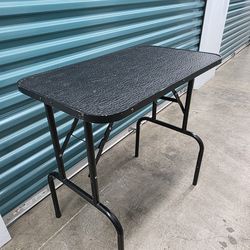 Topeakmart Black 32" Foldable Pet Grooming Table