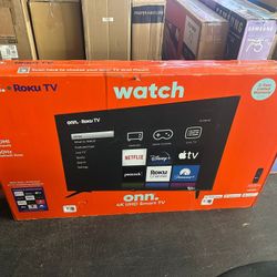 65" ONN 4k Smart Roku Tv