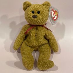Curly the Brown Bear 9” tall Excellent Condition 1993 Vintage PVC Excellent Con… 