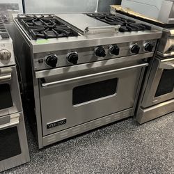 Viking Professional Stainless Steel 36 Inch Gas Stove Range