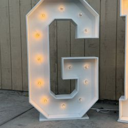 4ft Tall Wide Marquee Letters For Sale
