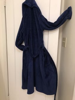 Men’s Navy Blue Bathrobe 