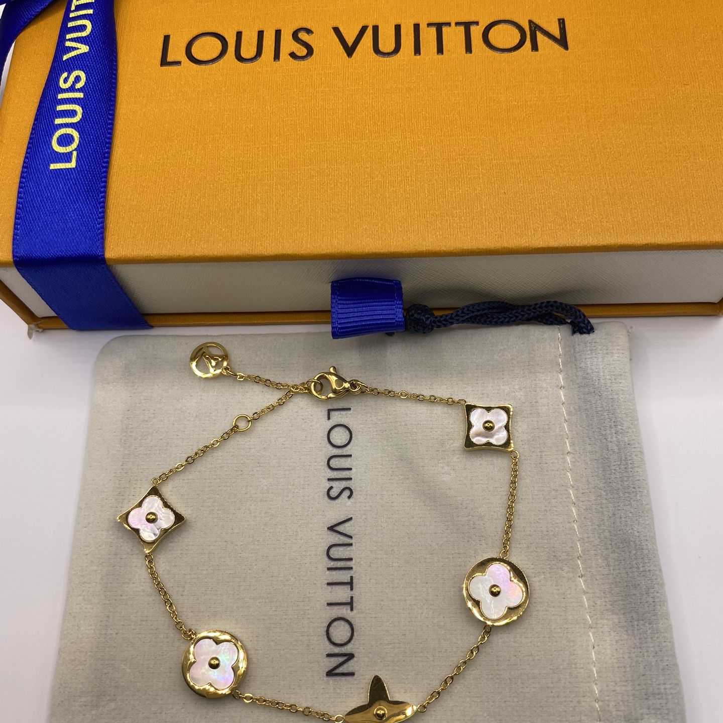 Authenticated Used LOUIS VUITTON Louis Vuitton K18WG Bracelet