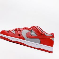 Nike Dunk Low Off White University Red 8