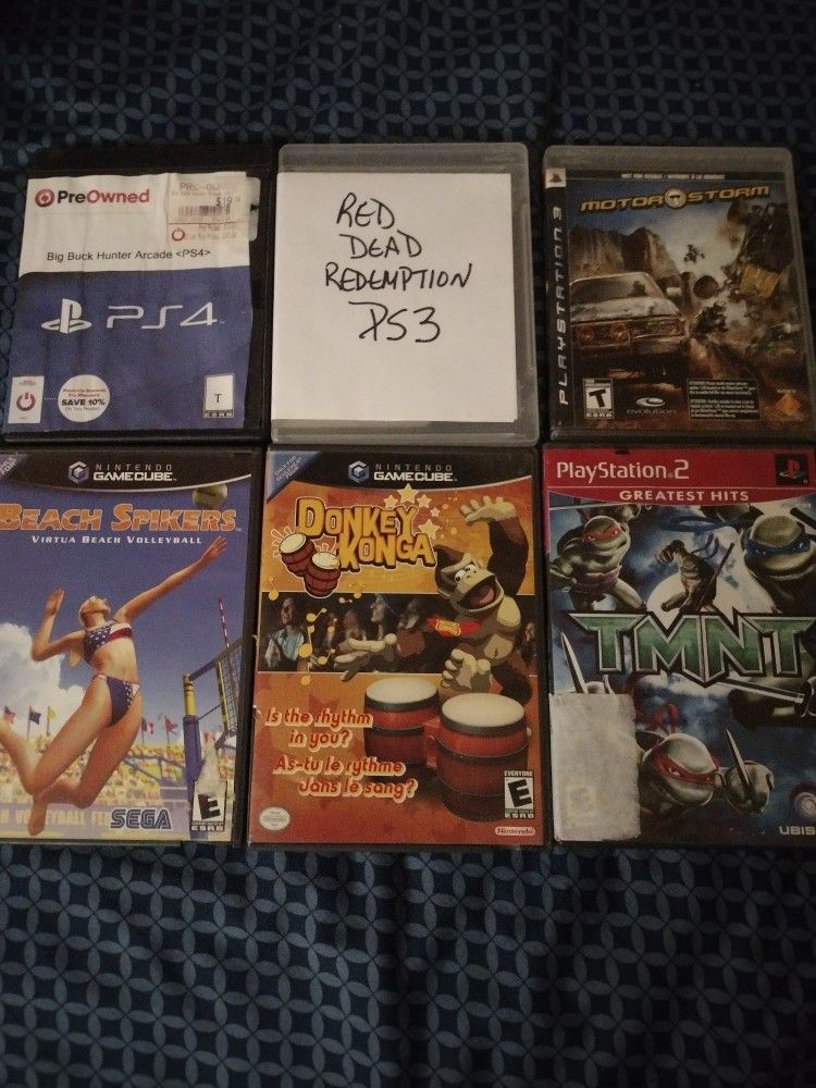 Video Games We GameCube PS2 PS3 All For $50 Cash Cheap No Offers No Trade 75th Ave Indian School Serious Buyers Only Please