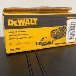 Dewalt 20v 6Ah Battery And Charger Kit