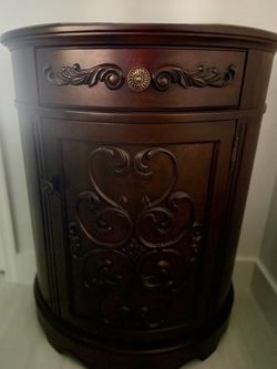 Carved Wooden Cabinet – Excellent Condition