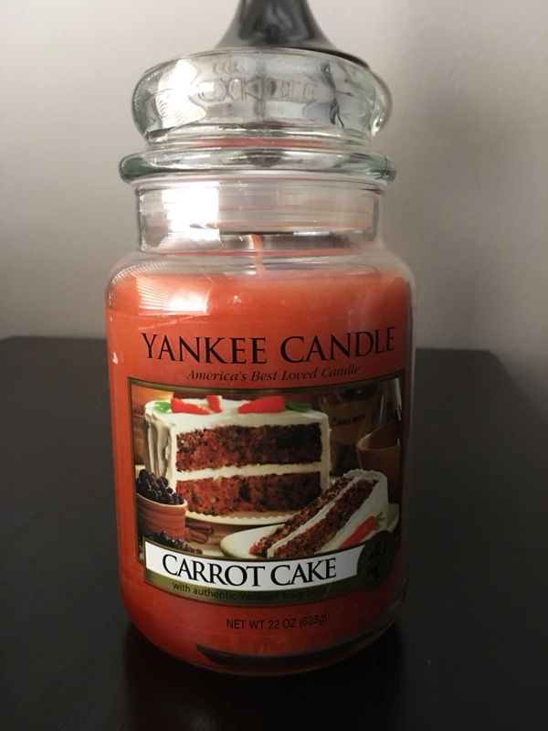 Yankee Candle Carrot Cake large jar! Retired and hard to find!