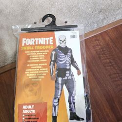 FORTNITE SKULL TROOPER COSTUME HALLOWEEN 🎃 LARGE NEW