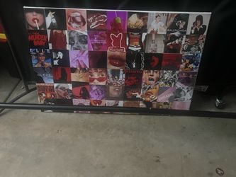 Dark Alternative Wall Collage Kit 56 pics