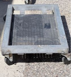 Heavy Duty Metal Platform Cart with Casters