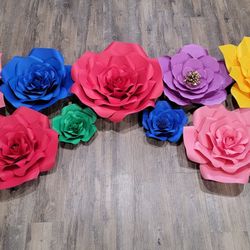 Colors Paper Flowers 