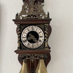 Antique Wall Clock From The Netherlands 