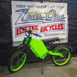 Brand New Stealth Bomber E Bike 8000 Watt - Green 