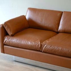 Hayes Furniture Vintage Leather Sectional