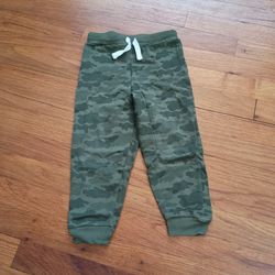 3/$10 ⭐ Boys Kids 3T Green Camouflage Camo Garanimals Long Sweatpants Pants