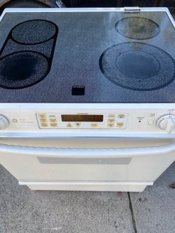 Glass top electric stove delivered