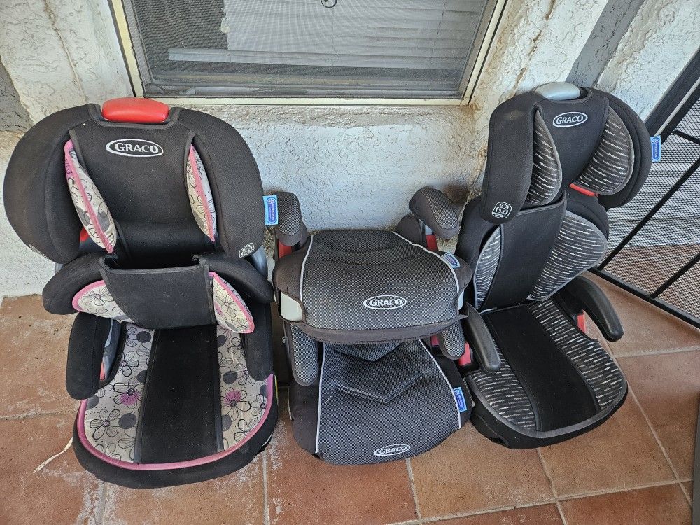 Free 4 Graco Booster Seats (Pending SOLD)