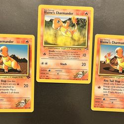 Blaine’s Charmander Pokemon Gym Heroes/Challenge