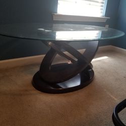 Wood and Glass Coffee table 