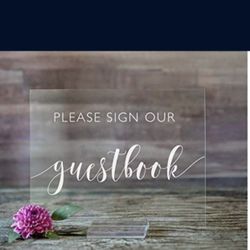 8x10 Guest Book Sign 