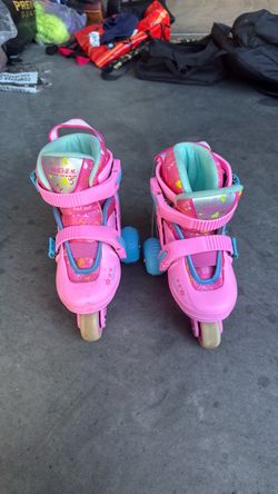 Kids Adjustable Roller Skates – Pink – $10