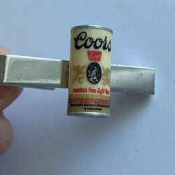 Coors Light Beer Can Tie Bar Or Note Clip