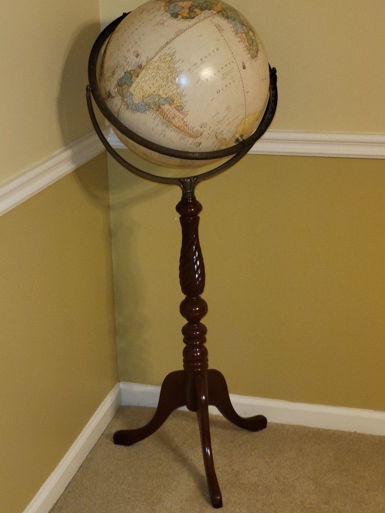 Large Globe On Stand