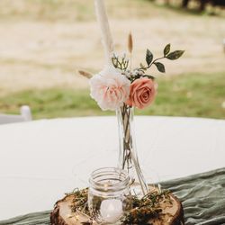 Sage Green, Beige And Pink Wedding Lot 