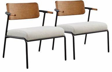 2 Modern Chairs