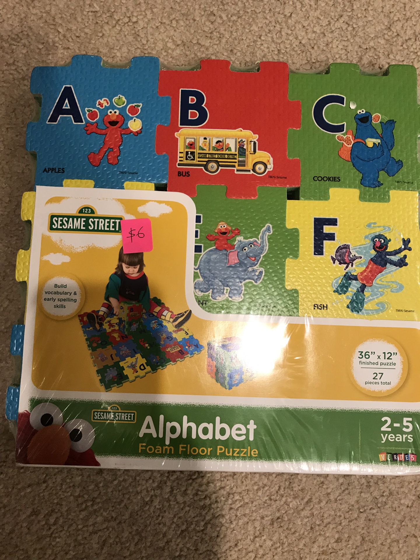 Alphabet foam mat brand new / cash sale only for $6