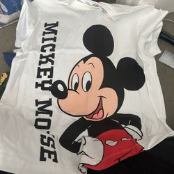 Disney micke mouse oversized shirt small new