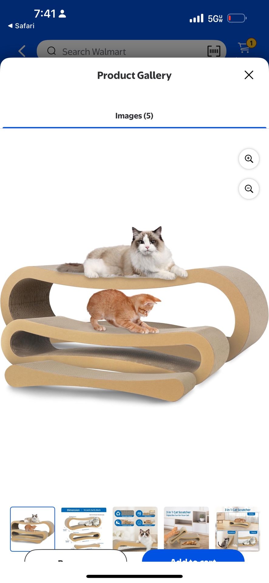 PAWTY 3 in 1 Cat Scratcher Cardboard, Cat Scratching Board Furniture Protector, Cat Scratching Post,
