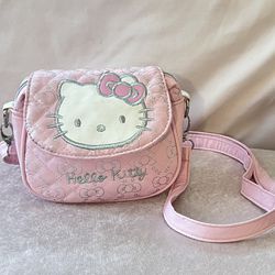 small pink y2k hello kitty crossbody bag 