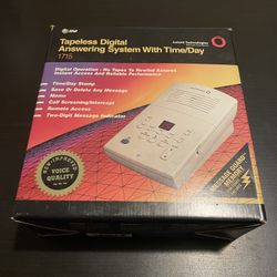 AT&T Tapeless Digital Answering System with Time/Day 1715