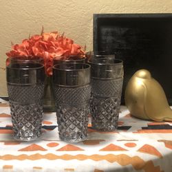 Vintage Wexford Smoke Tumblers