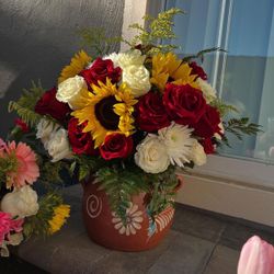 Ollitas De Barro Ramo Buchón Mothers Day 