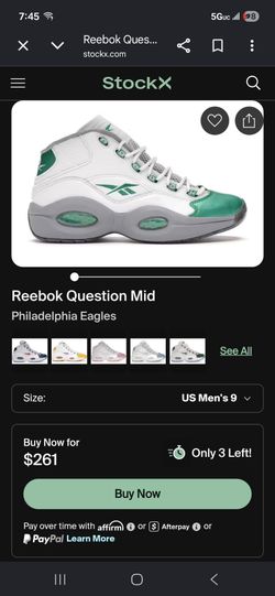 Reebok Iverson Eagles