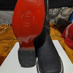 New CUSTOM MADE CHAPA PYTHON BOOTS 