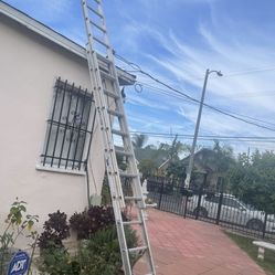 Excellent Condition, 24 Feet And More Sizes Available Aluminum Extension Ladders