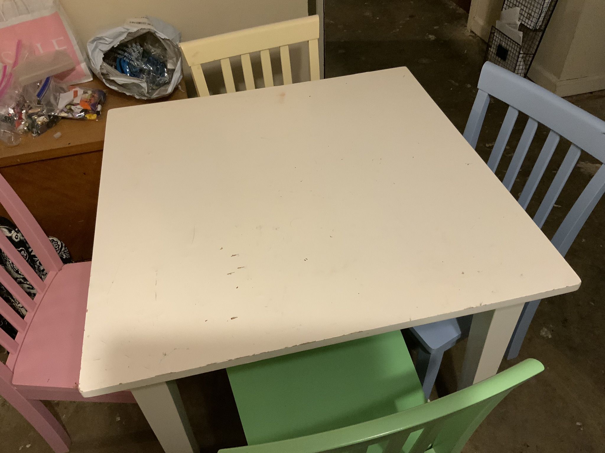 Child Table And Chairs