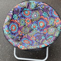 EL2 by Everyday Living Galaxy Floral Folding Saucer Chair