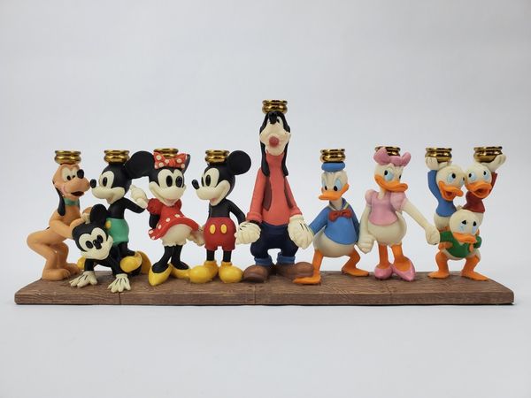 Rare Vintage Disney Chanukah Hanukkah Menorah Mickey and Friends (1995) for Sale in Trenton, NJ ...